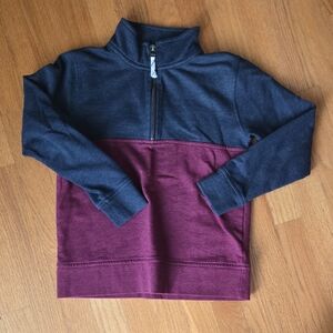 Crewcuts Dark Gray Zip-Up Sweater